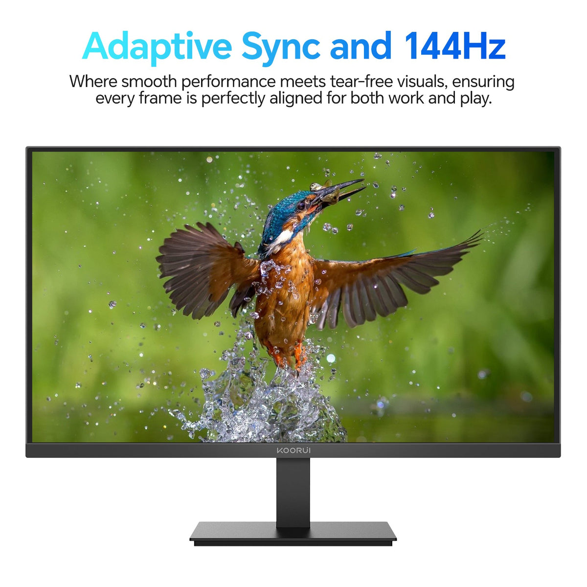 KOORUI E2411K 24インチ IPS フルHD 144Hz ビジネスモニター