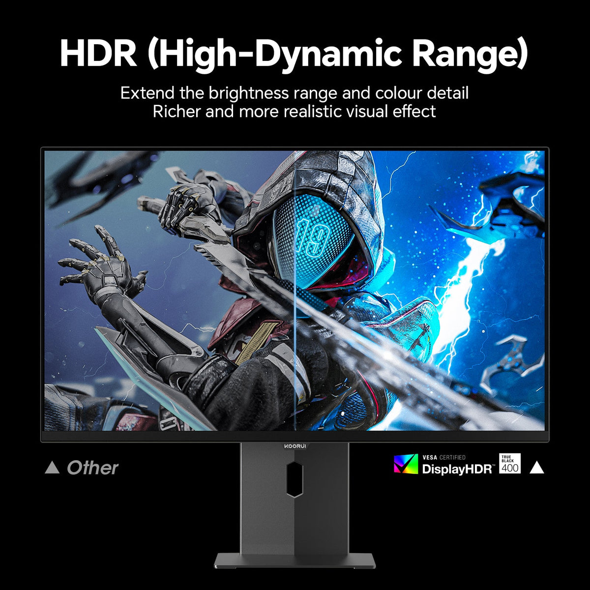 KOORUI S3241XO 31.5インチ OLED UHD 240Hz ゲーミングモニター