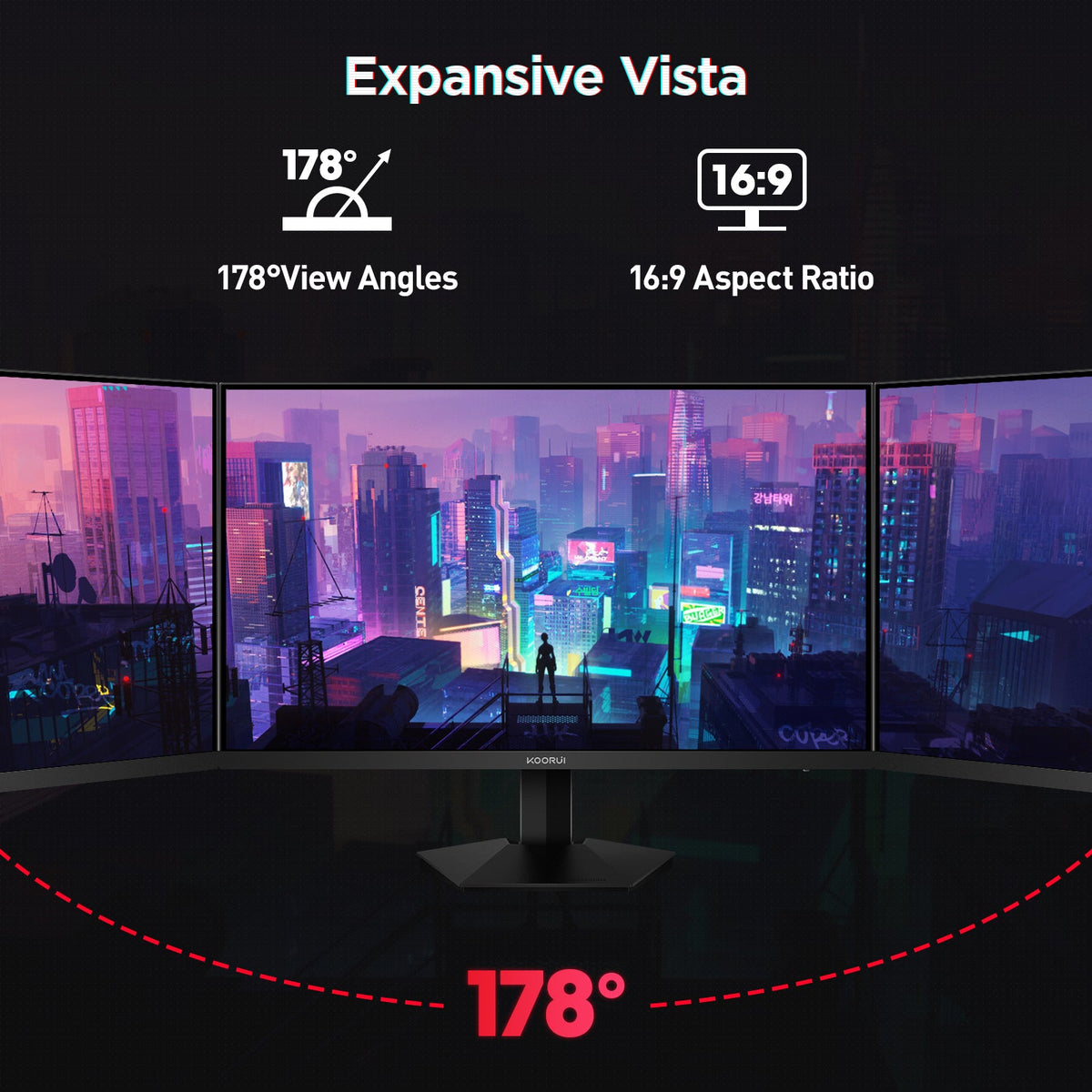 KOORUI G2721P 27インチ IPS QHD 200Hz ゲーミングモニター