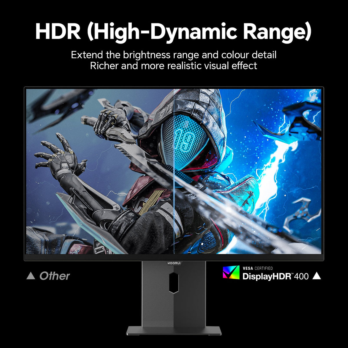 KOORUI S2721XO 27インチ OLED QHD 240Hz ゲーミングモニター