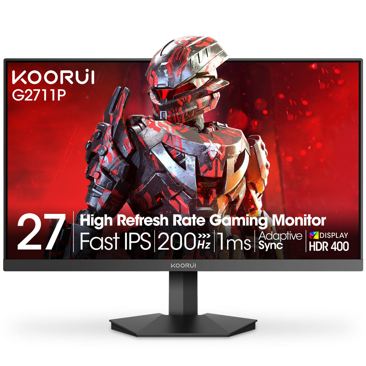 KOORUI G2711P 27インチ IPS フルHD 200Hz ゲーミングモニター