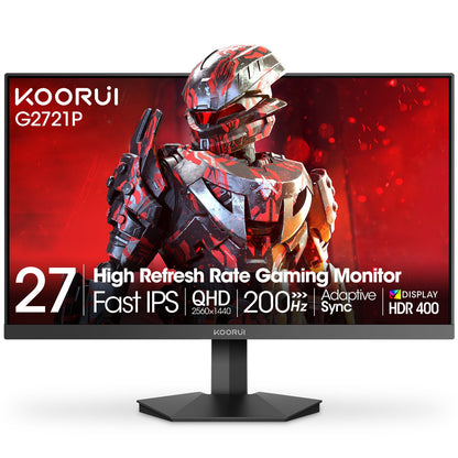 KOORUI G2721P 27インチ IPS QHD 200Hz ゲーミングモニター